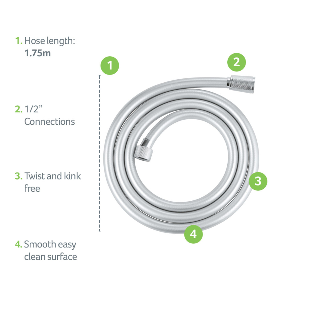 Grohe Silverflex 1.75 Metre Shower Hose