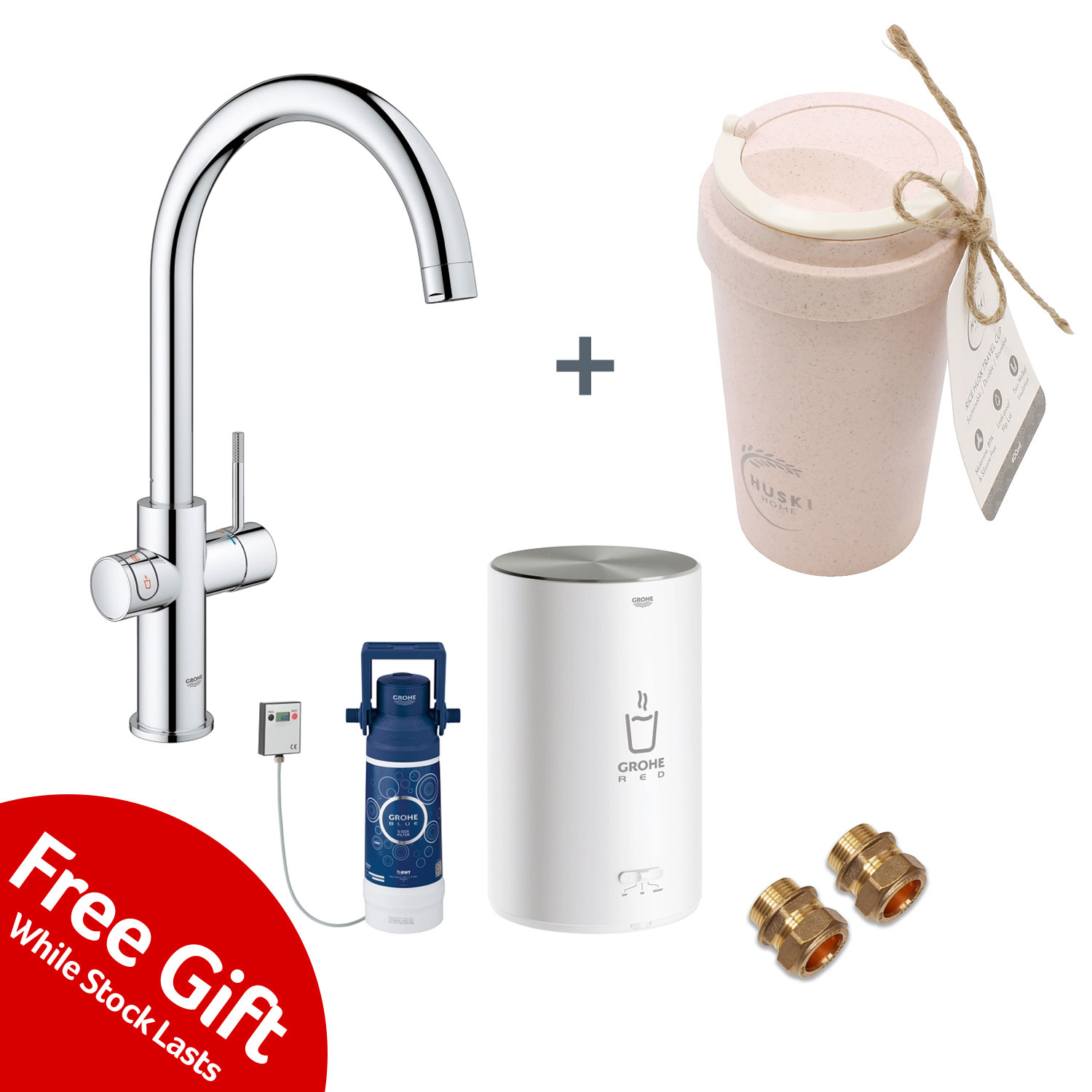 Grohe Red Duo Instant Boiling Water Tap