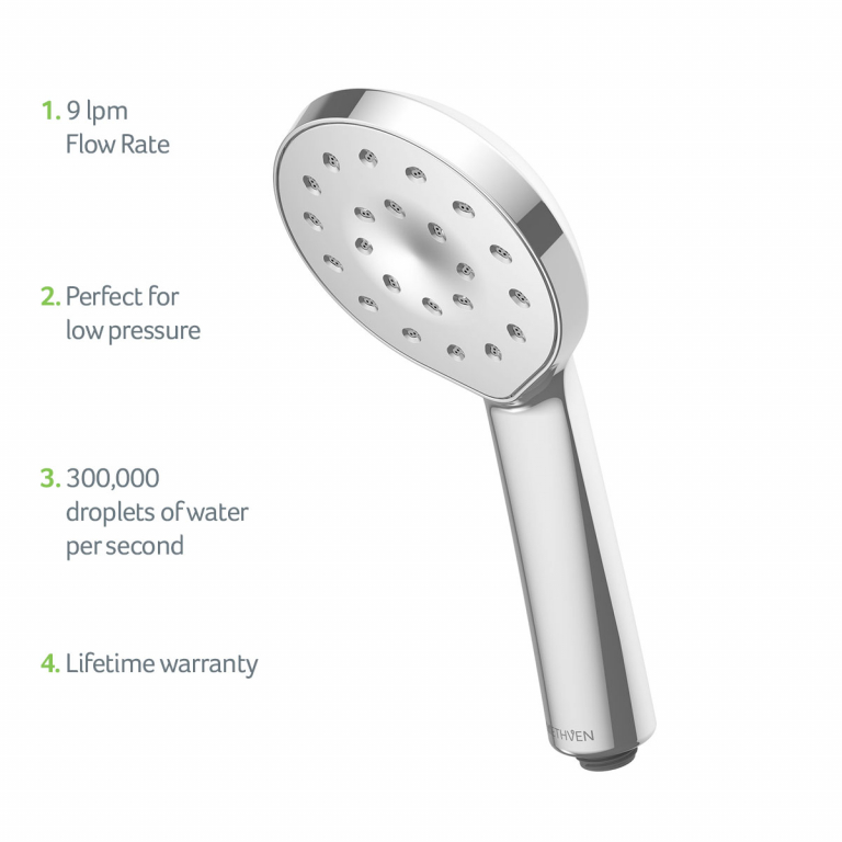 Methven Kiri MK2 Satinjet Hand Shower Chrome