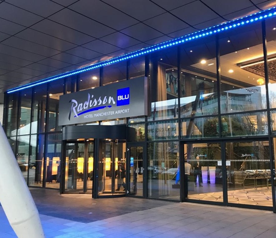 Manchester airport hotel cuts costs and adds “wow factor”