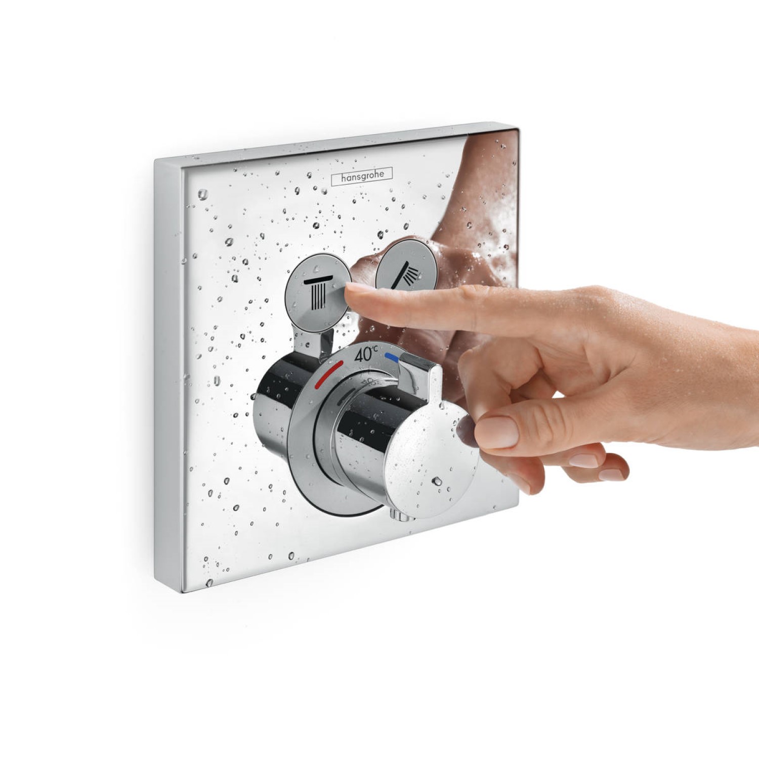 hansgrohe full shower set with I Box