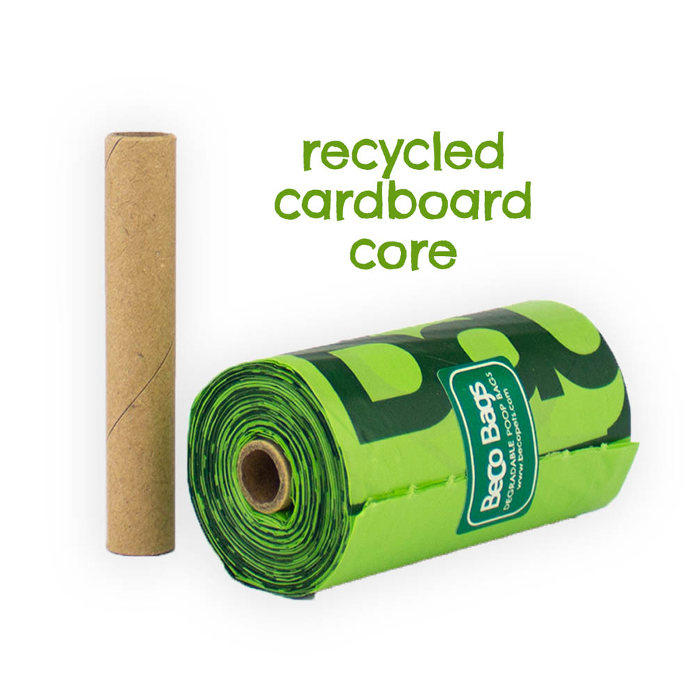 Beco Pets Degradable Poop Bags with Tie Handles 120 Bags Unscented