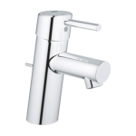 Grohe Concetto Single Lever S-Size Basin Mixer Tap Chrome with Pop-Up Waste Set 2338010E main