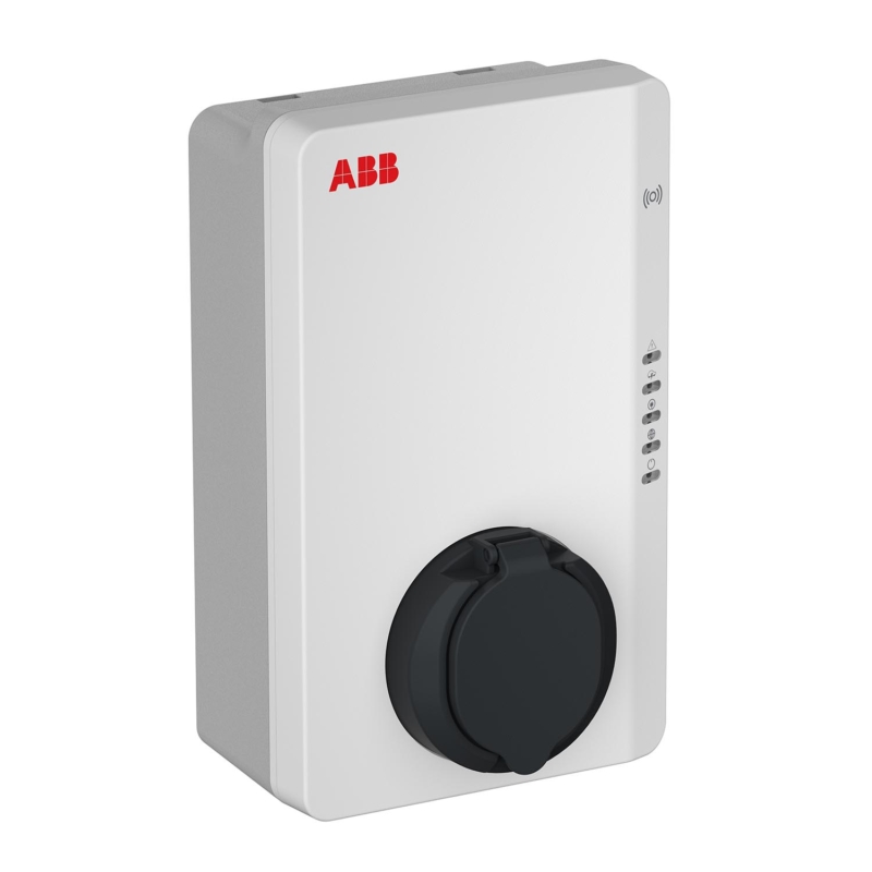 ABB6AGC082152 ABB Terra AC wallbox 22kW : 32 Amp Type 2 Three Phase EV Charger with RFID_Main
