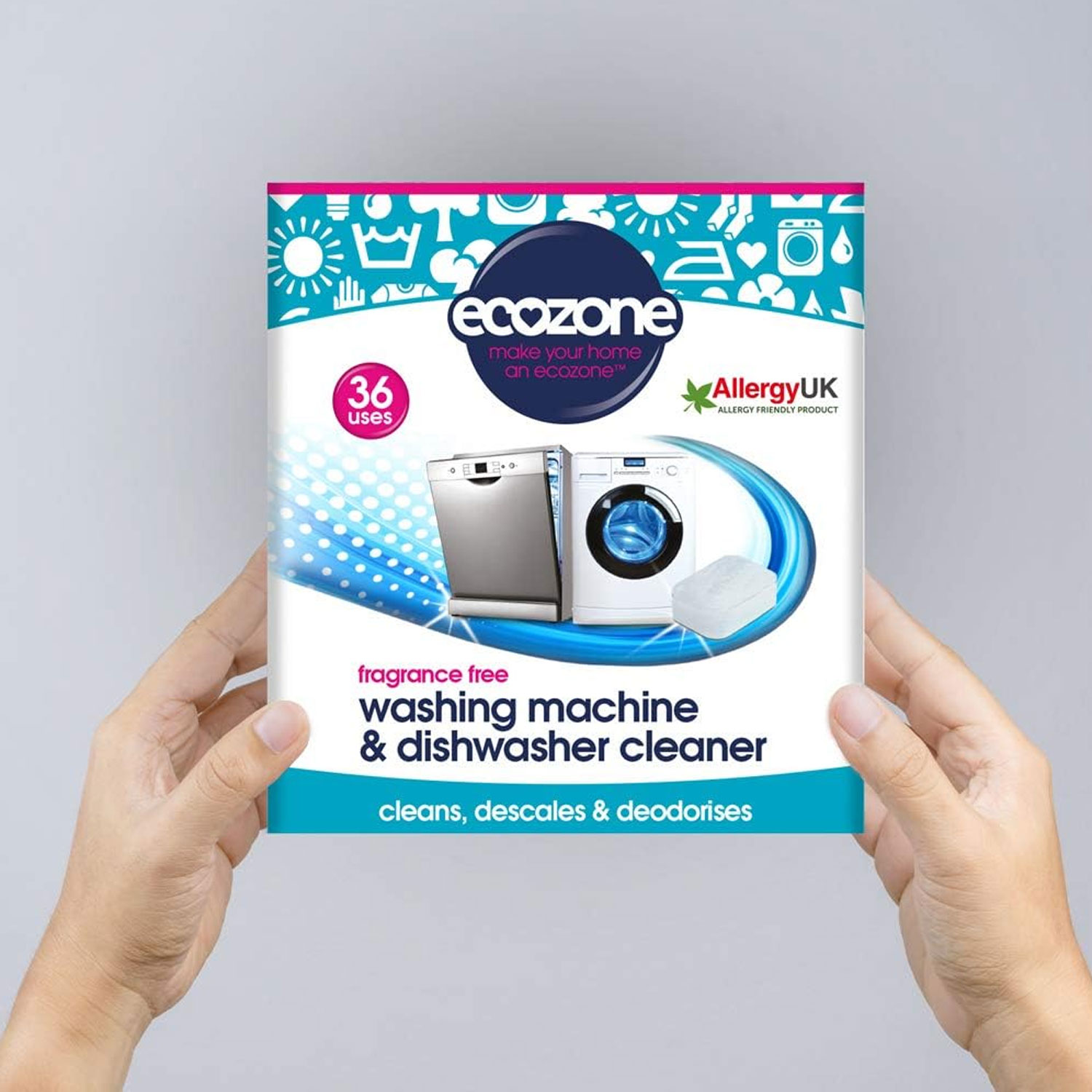 Ecozone Washing Machine & Dishwasher Cleaner Tablets 36 Tablets