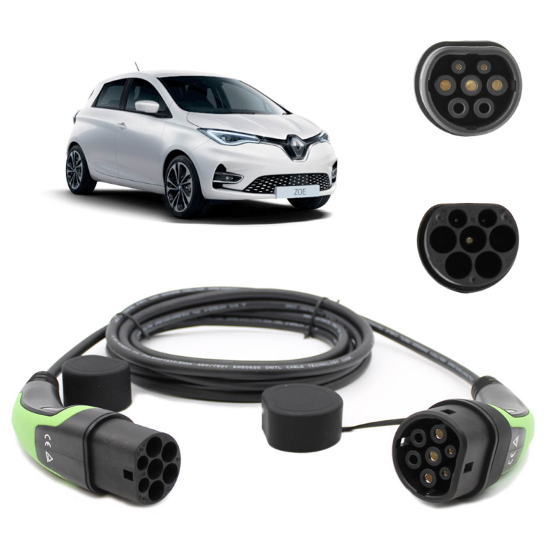 Renault Zoe Charging Cable Black 7.2kw 32amp 5 metres