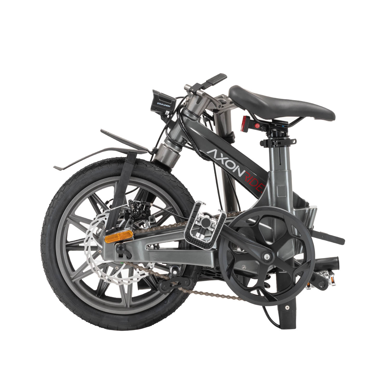 Axon Rides Pro Lite Folding Commuter eBike Dark Grey Up To 25