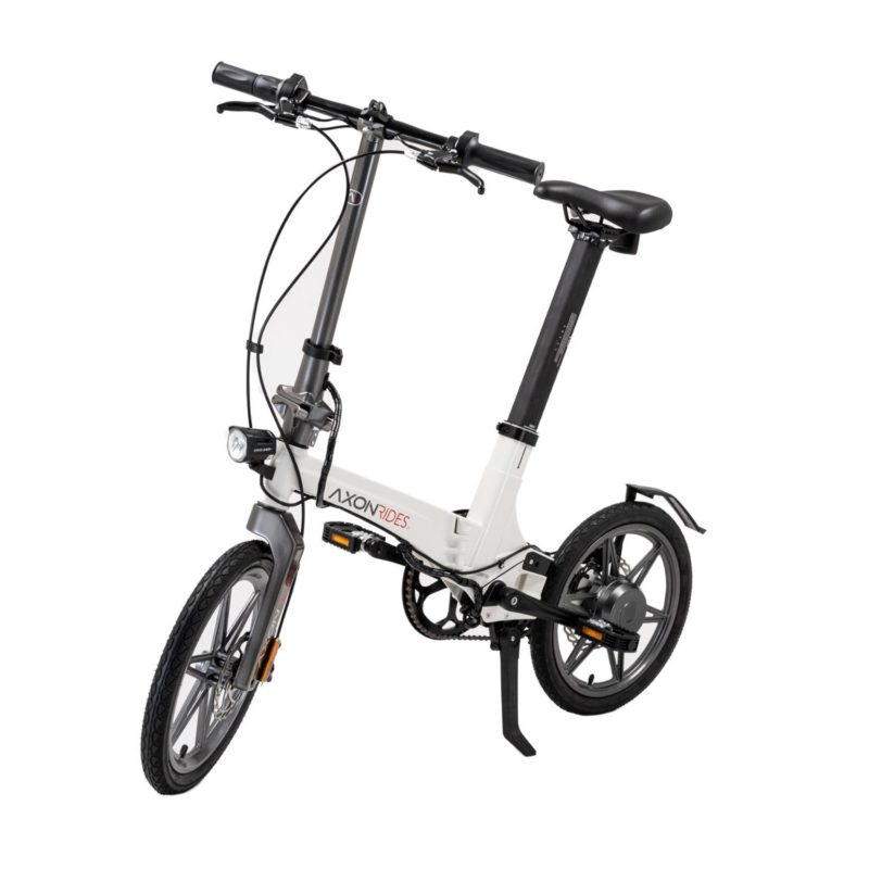 Axon Rides Pro Max Folding Commuter eBike | Ivory White | Up To 30 Mile ...