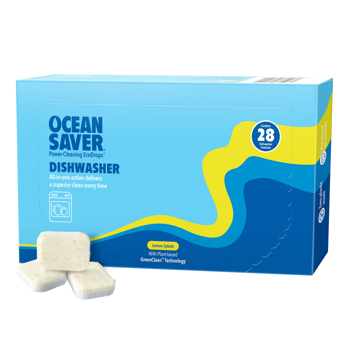 OceanSaver Dishwasher Tablets Lemon Splash