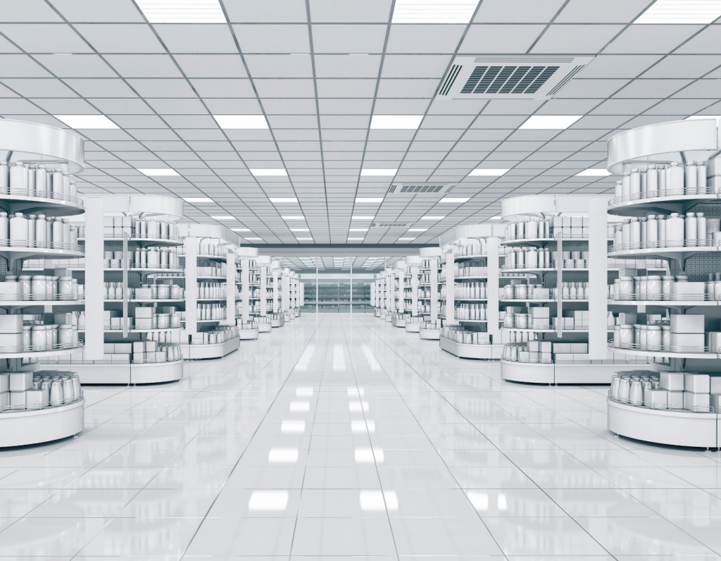 How to set up a retail lighting display