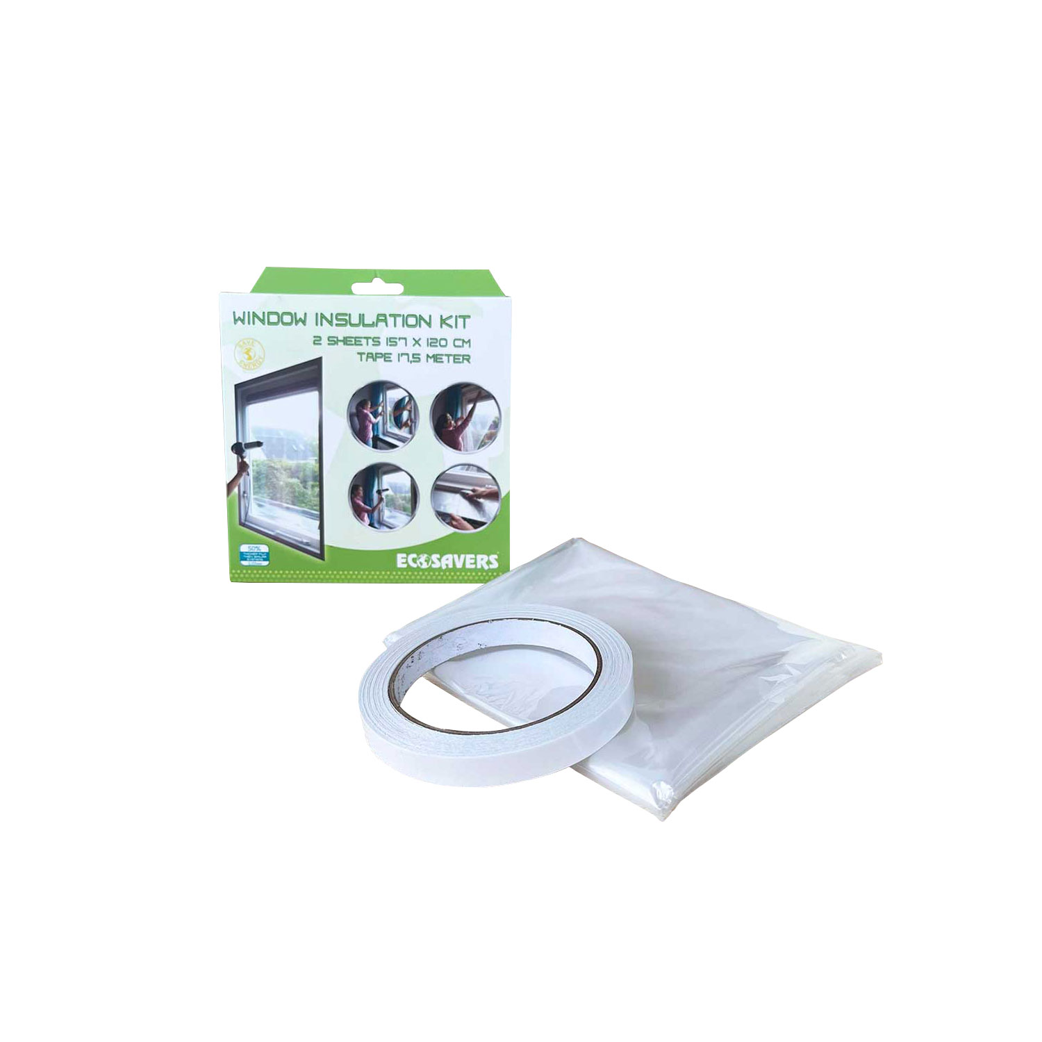 EcoSavers Window Insulation Kit 2 Sheets