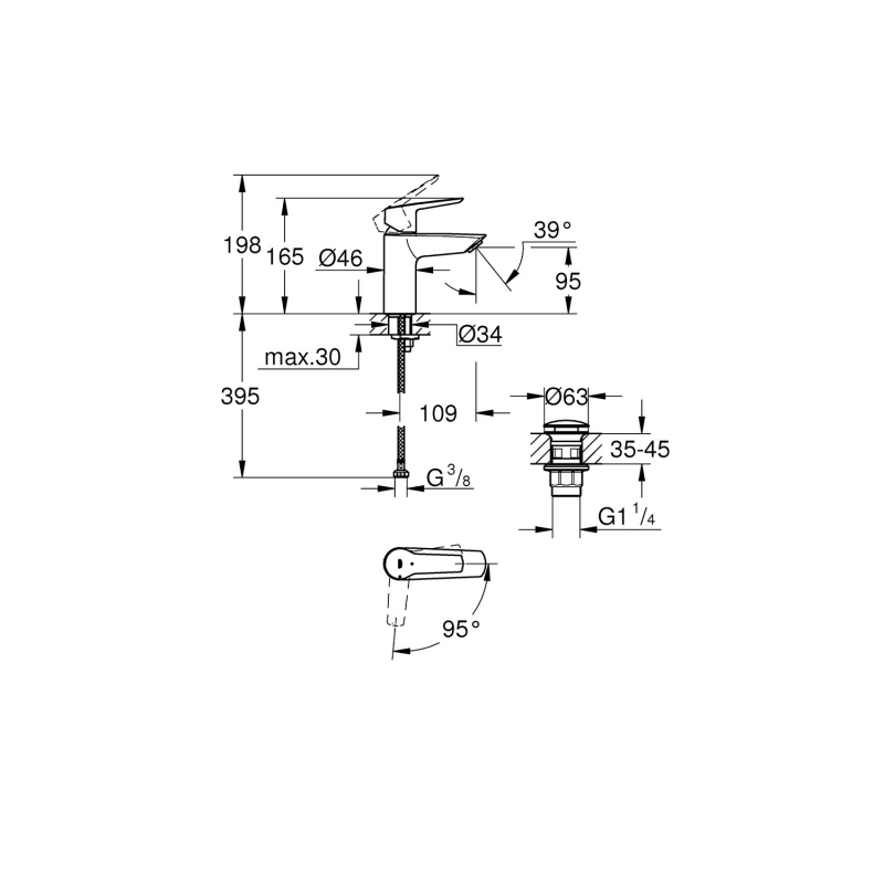 Grohe_23551002_Product_Drawing_Image