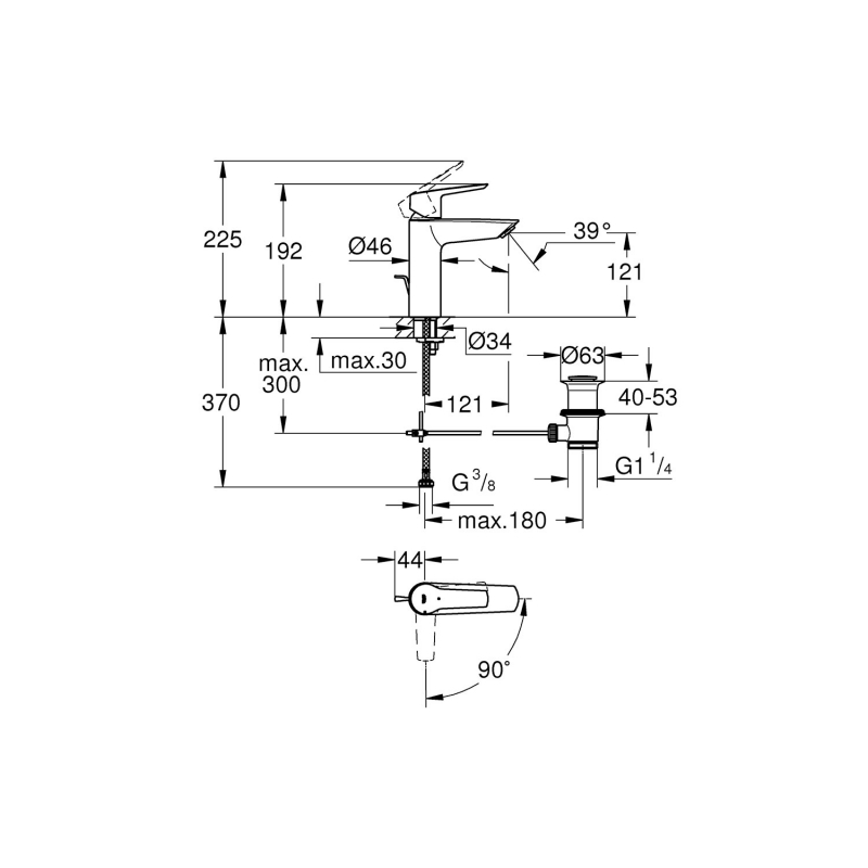 Grohe_23552002_Product_Drawing