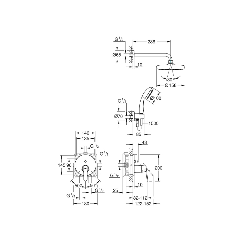 Grohe_25220001_Product_Drawing