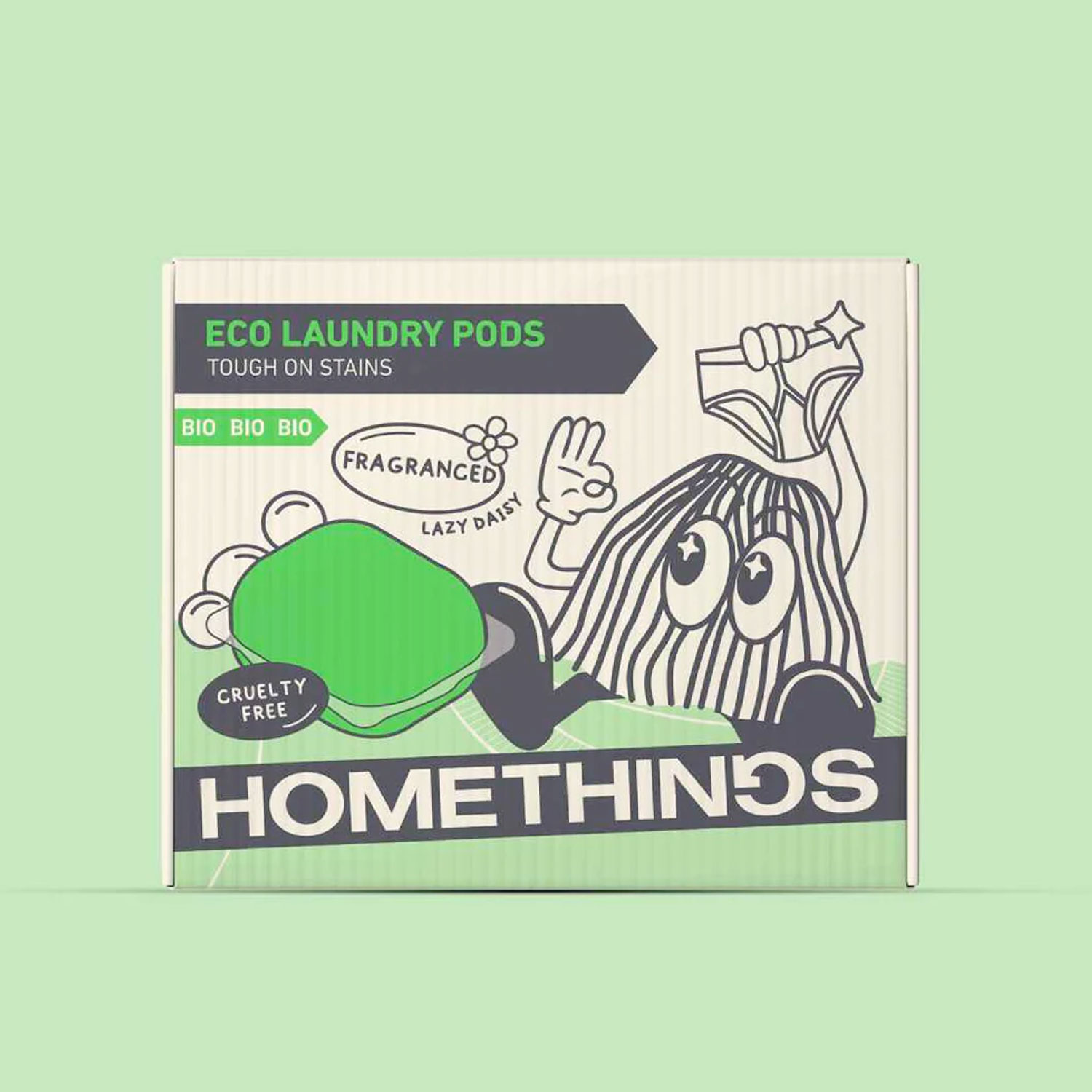 HomeThings LaundryThings Eco Laundry Pods Lazy Daisy 72 Pods