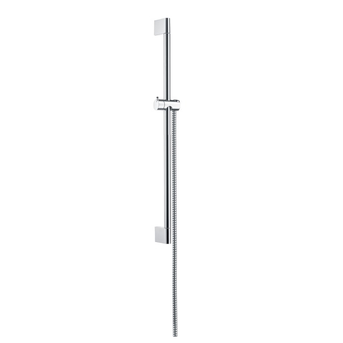 hansgrohe Unica 'Crometta Shower Bar 0.65m with 1.6m Metaflex Shower Hose