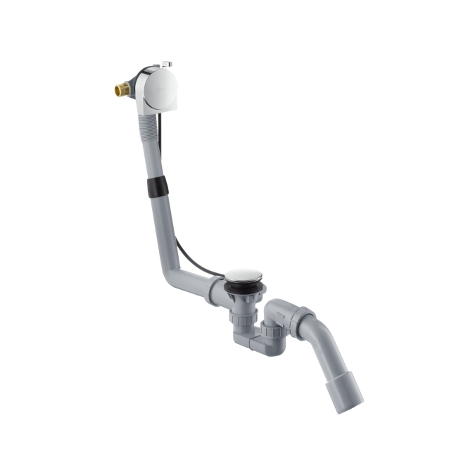 hansgrohe Complete set for Exafill S bath Filler with Waste and Overflow set