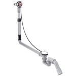 hansgrohe Basic set for Exafill S Bath Filler with Waste and Overflow set, for Large Bath Tubs