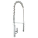 Grohe K7 Single Lever Swivel Extra High Spout 140 Kitchen Tap 32950000 Main