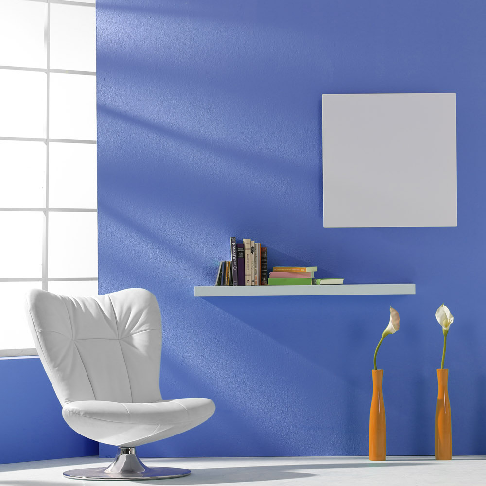 Herschel Inspire White Far Infrared Panel Heater Reading Room