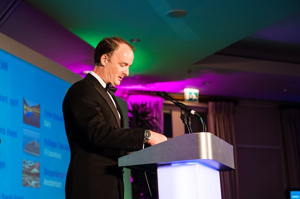 Image of Mark Sait, managing director SaveMoneyCutCarbon.com at European Hospitality Awards 2014