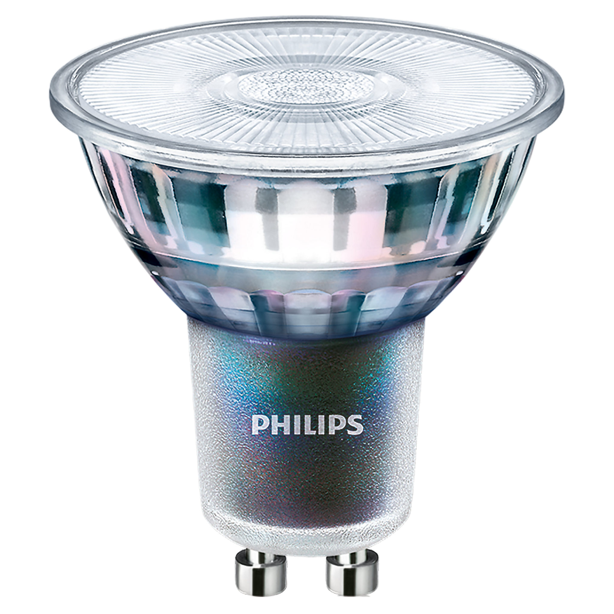 Ampoule, MASTER LEDspotMV, GU5.3, noir, dimmable, angle 36°, 3000K, Ø5cm,  H5,45cm - Faro