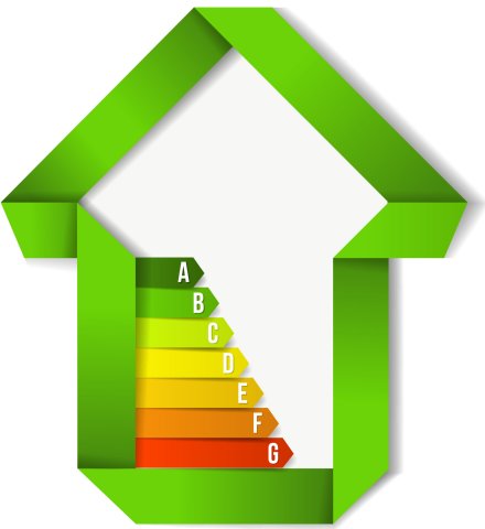 House energy-efficiency graphic